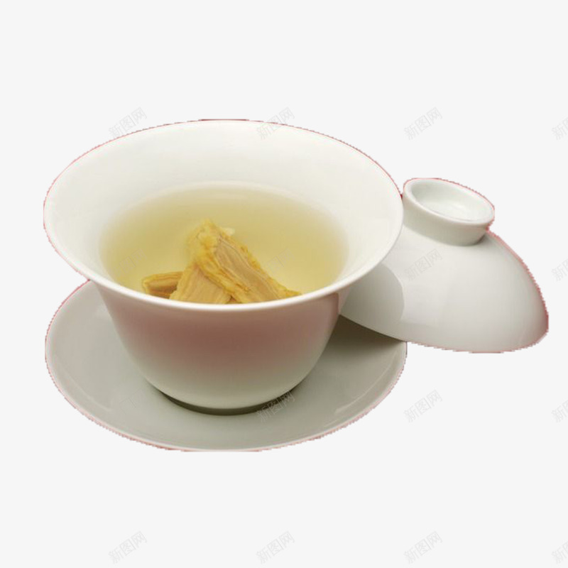 人参茶滋补psd免抠素材_88icon https://88icon.com 中国传统 人参 人参茶 滋补 茶叶 茶杯 饮品 黄色