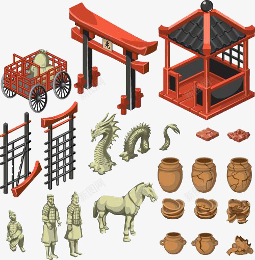 卡通兵马俑png免抠素材_88icon https://88icon.com 兵马俑 卡通 卡通兵马俑 古代 素材 设计