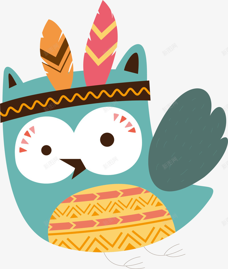 卡通啄木鸟png免抠素材_88icon https://88icon.com 人偶玩具 卡通 啄木鸟 小巧的翅膀 彩色鸡尾 笑脸人偶