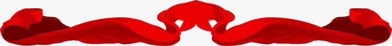 红色节日丝带造型png免抠素材_88icon https://88icon.com 丝带 红色 节日 造型