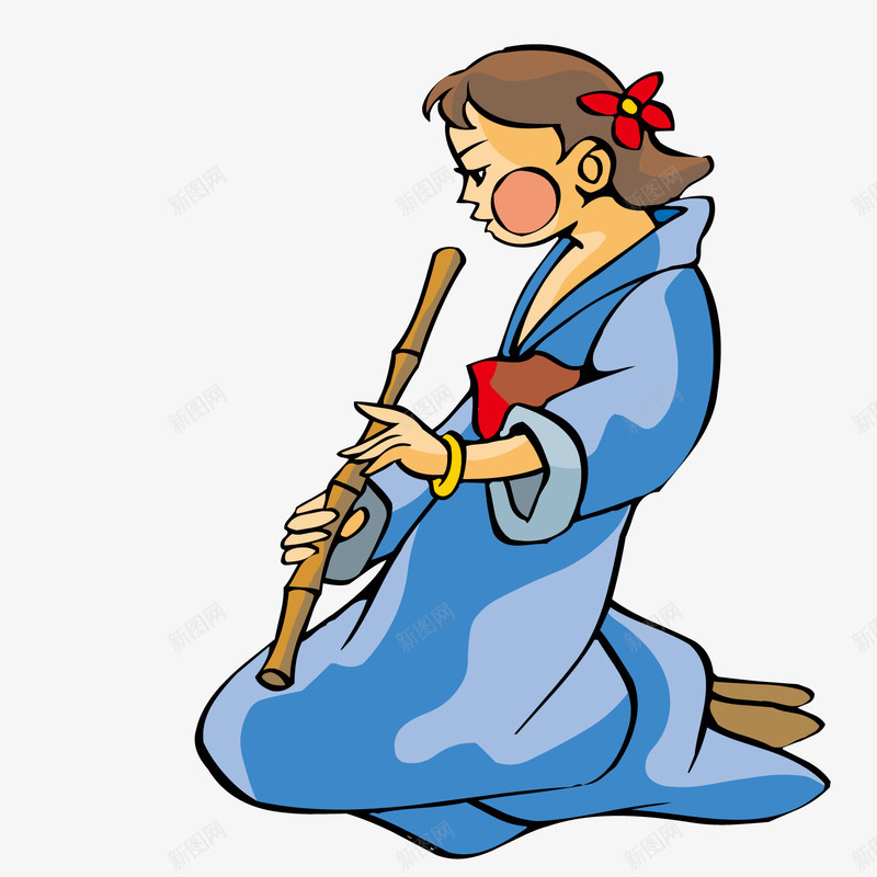 古代吹箫的女子png免抠素材_88icon https://88icon.com 古代 吹箫 吹箫美女 女子 才女