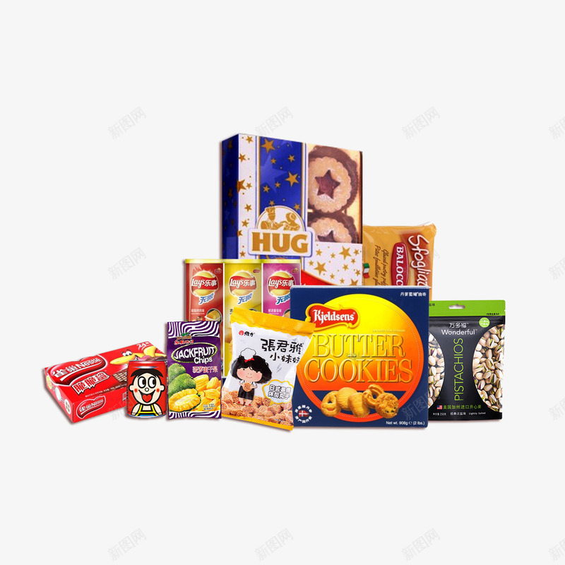组合食品包装png免抠素材_88icon https://88icon.com 包装 组合 食品