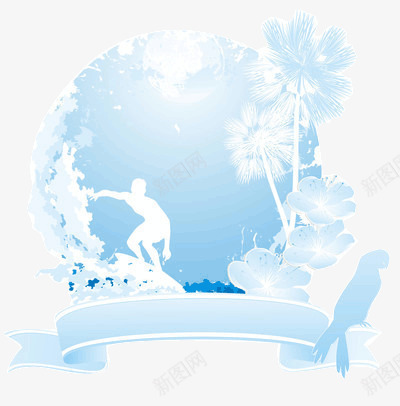 人与自然png免抠素材_88icon https://88icon.com 地球 天蓝色 小鸟