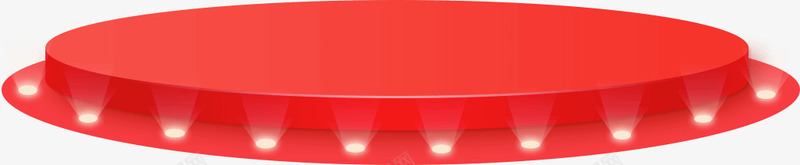 红色舞台png免抠素材_88icon https://88icon.com 卡通画 矢量装饰 红色 舞台 装饰