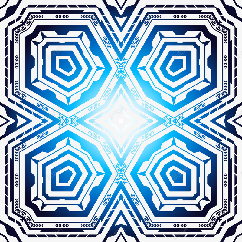 蓝色炫酷数码电路图png免抠素材_88icon https://88icon.com 数码 炫酷 电路图 蓝色