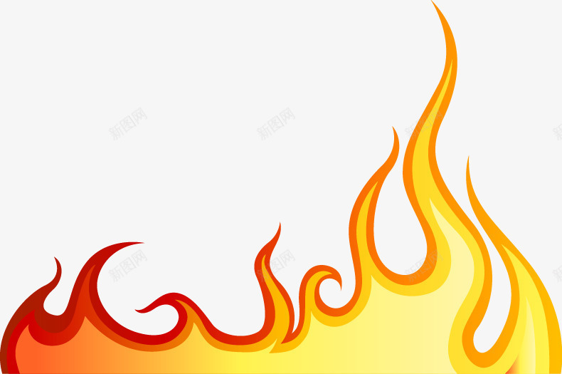 卡通炫酷火焰png免抠素材_88icon https://88icon.com 卡通 火焰 炫酷