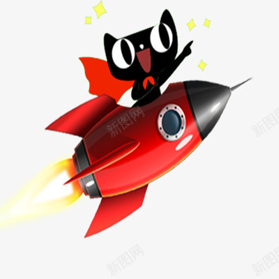 飞机上的天猫png免抠素材_88icon https://88icon.com 双十一 天猫 飞机