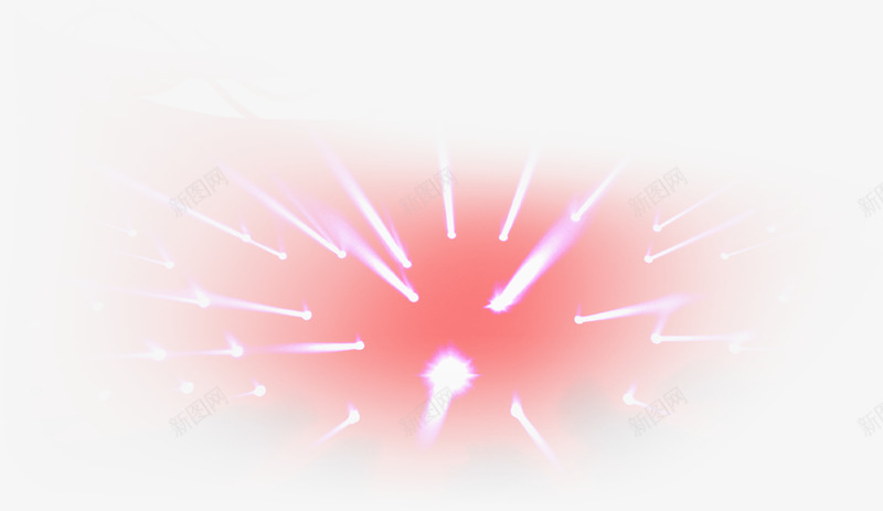 红色光晕白色放射性光png免抠素材_88icon https://88icon.com 光晕 放射性 白色 红色