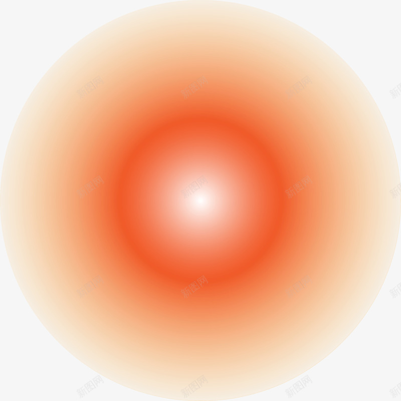 橙色清新光芒png免抠素材_88icon https://88icon.com 梦幻光线 橙色光芒 清新光辉 渐变光晕 简约光晕 闪耀光辉