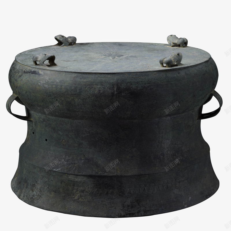 古代青铜铜鼓png免抠素材_88icon https://88icon.com 古代 容器 摆件 文物 素材 铜鼓 青铜