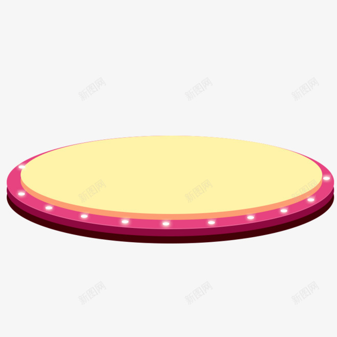 粉色灯光舞台手绘png免抠素材_88icon https://88icon.com 灯光 粉色 舞台