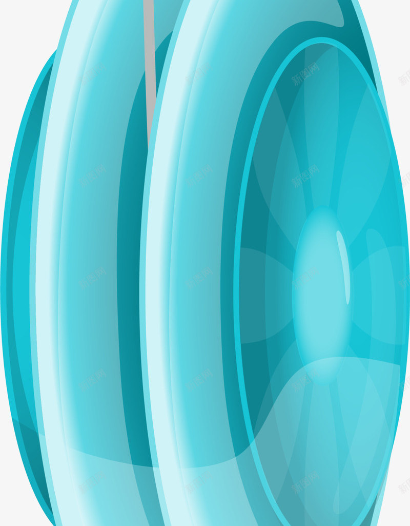 蓝色立体闪耀溜溜球png免抠素材_88icon https://88icon.com 儿童玩具 游戏 玩耍 立体悠悠球 童年 童趣 闪耀溜溜球
