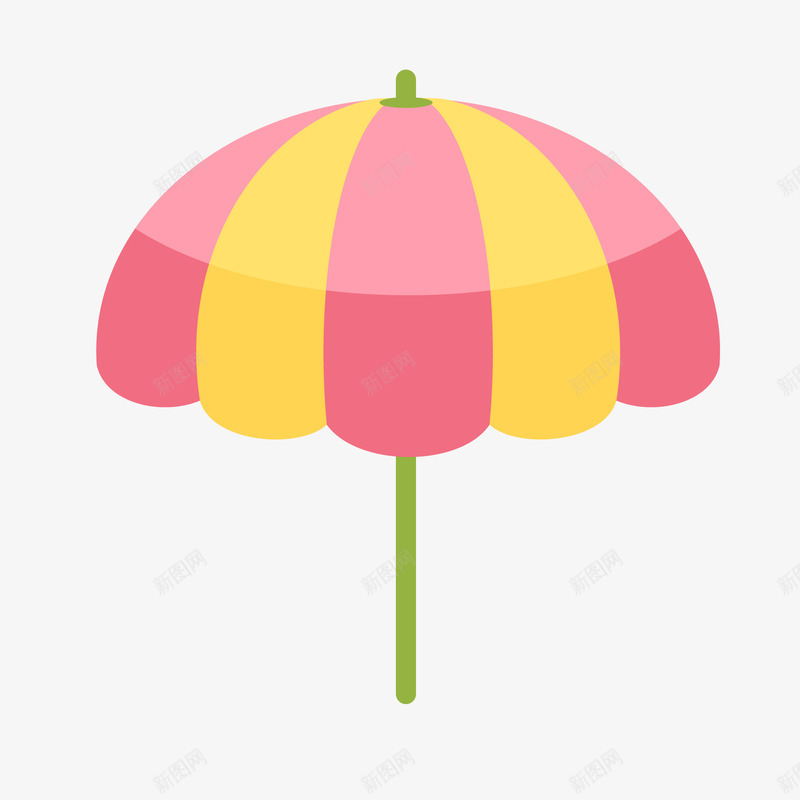卡通沙滩遮阳伞矢量图ai免抠素材_88icon https://88icon.com 创意 卡通 夏季 度假 沙滩 遮阳伞 矢量图
