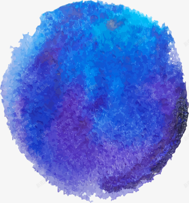 蓝色水彩墨迹图矢量图eps免抠素材_88icon https://88icon.com 喷溅图 彩色 彩色笔刷 手印绘画 水墨 水墨喷彩 水墨彩色图 水彩 水彩墨染 涂抹 矢量图