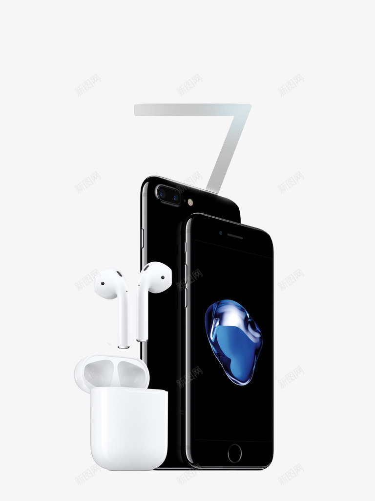 iPhone7宣传海报png免抠素材_88icon https://88icon.com iPhone7 产品实物 新品发布 苹果手机