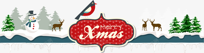 冬季圣诞节树林雪地矢量图ai免抠素材_88icon https://88icon.com Christmas Merry mxa mxas 圣诞快乐 圣诞节 雪人 驯鹿 麋鹿 矢量图