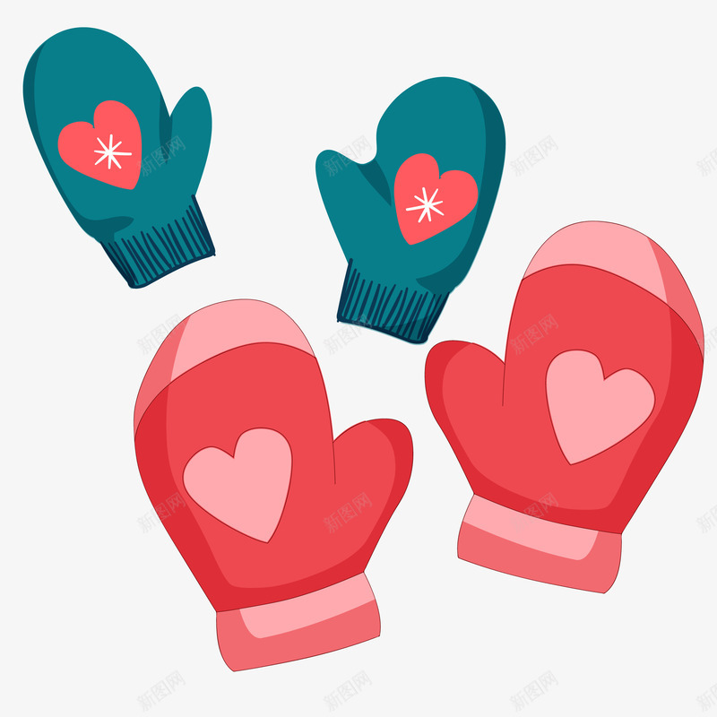 手绘冬季保暖手套元素矢量图ai免抠素材_88icon https://88icon.com 保暖 冬天 冬季 冬季保暖 手套 饰品 矢量图