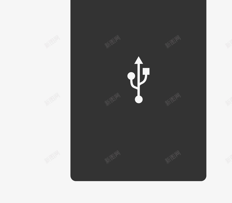 插着数据线的硬盘矢量图eps免抠素材_88icon https://88icon.com 插着数据线 硬盘 苹果数据线 黑色 矢量图