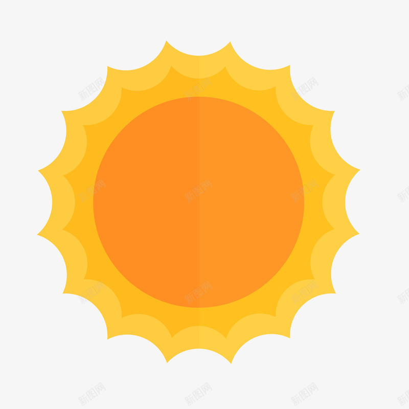 扁平炎热大太阳矢量图eps免抠素材_88icon https://88icon.com PNG免抠图 夏季 大太阳 扁平 炎热 矢量图