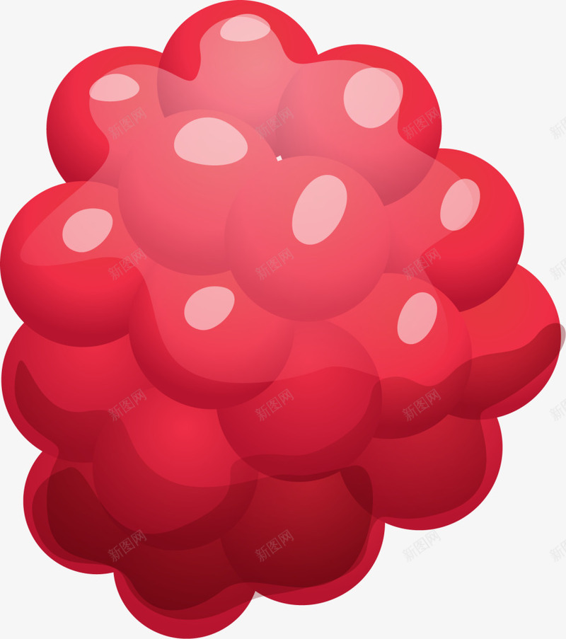 手绘红色桑葚png免抠素材_88icon https://88icon.com 光晕 手绘 桑葚 水彩 水果 简约 红色 饱满