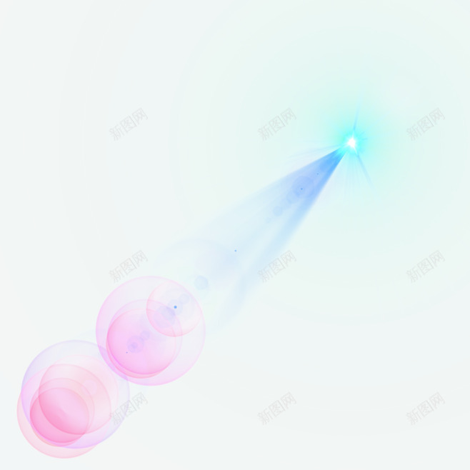 蓝色粉色光晕png免抠素材_88icon https://88icon.com 光晕 粉色 蓝色