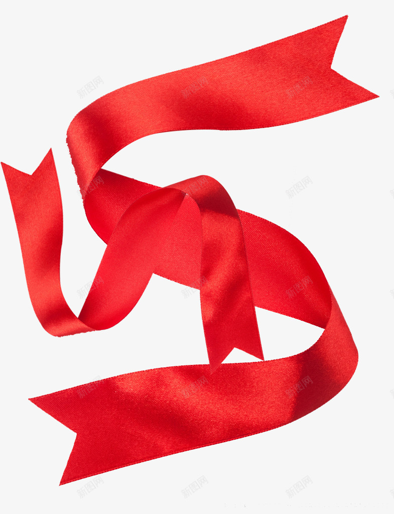 红色丝带图案psd免抠素材_88icon https://88icon.com 丝带 漂浮 红色
