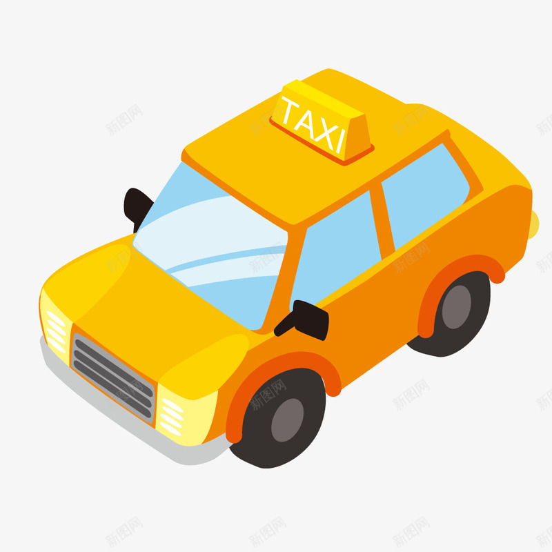 黄色质感儿童玩具汽车矢量图ai免抠素材_88icon https://88icon.com 儿童 汽车 玩具 质感 黄色 矢量图
