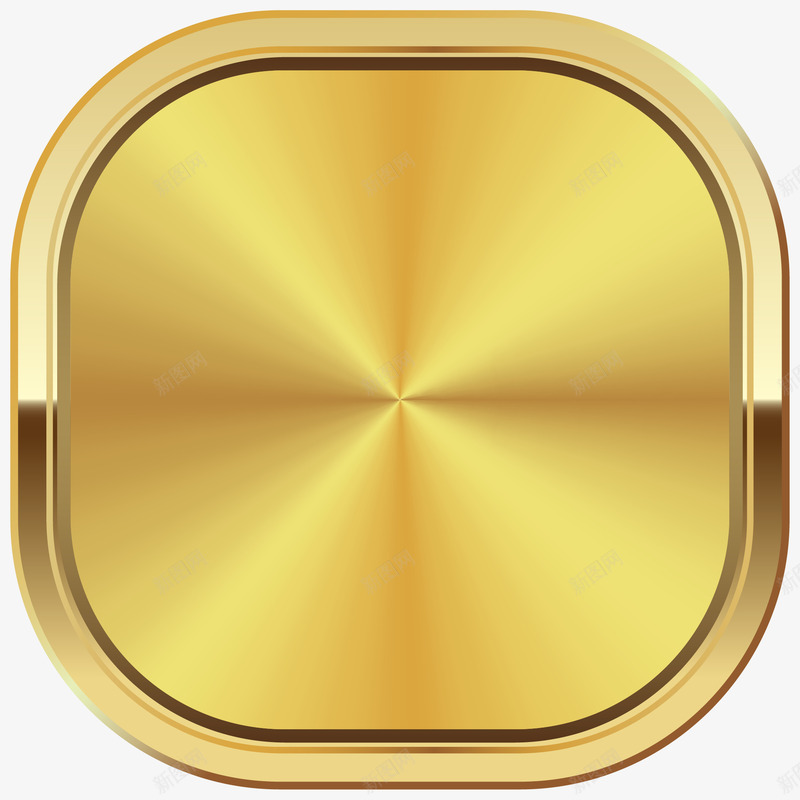 手绘金色卡片边框png免抠素材_88icon https://88icon.com 光晕 手绘边框 水彩 渐变 金色卡片 金色边框