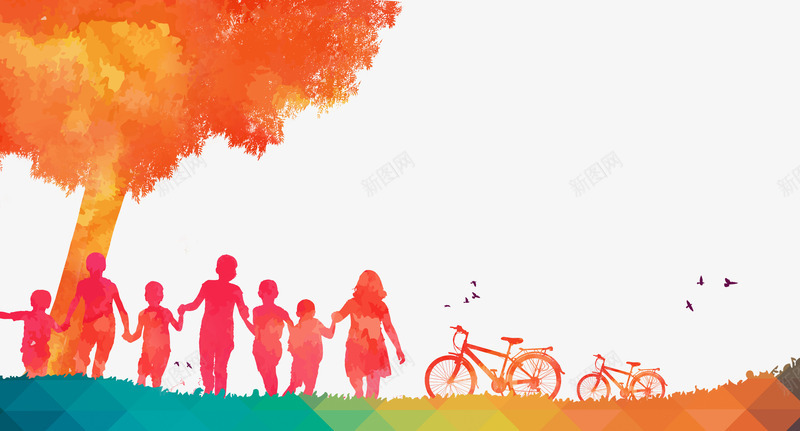 简约背景秋天png免抠素材_88icon https://88icon.com 秋天 背景