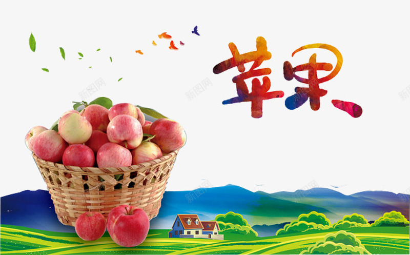 苹果广告png免抠素材_88icon https://88icon.com 一筐苹果 新鲜苹果 果园 美味苹果 苹果 苹果园 苹果树 苹果采摘