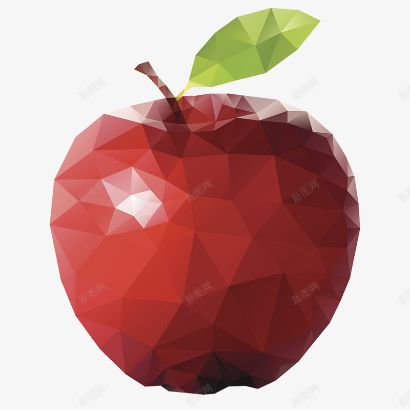 苹果png免抠素材_88icon https://88icon.com 叶子 水果 红色 红苹果 红蛇果