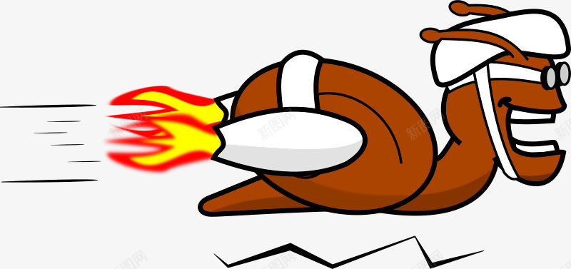 火箭飞机png免抠素材_88icon https://88icon.com 卡通 火焰 简单插图 黄色