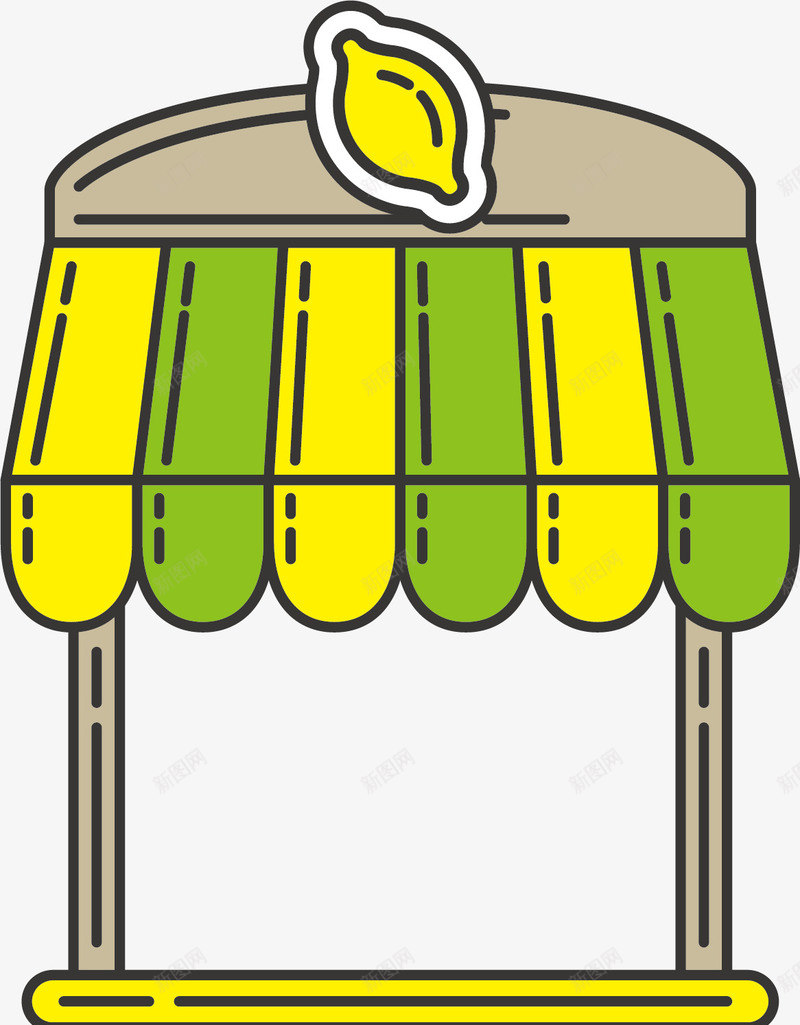 柠檬店铺png免抠素材_88icon https://88icon.com LEMON 柠檬店铺 矢量柠檬 雨棚