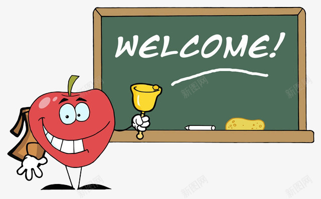 迎接新学期的可爱苹果老师的插图png免抠素材_88icon https://88icon.com back school to 卡通手绘 开学季 新学期 新学期新开始 老师 返校 黑板