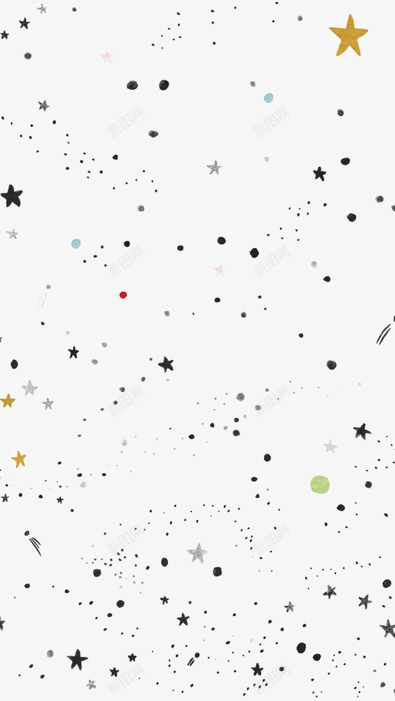 星星底纹png免抠素材_88icon https://88icon.com 创意 喷溅背景 星星印花 背景 设计感