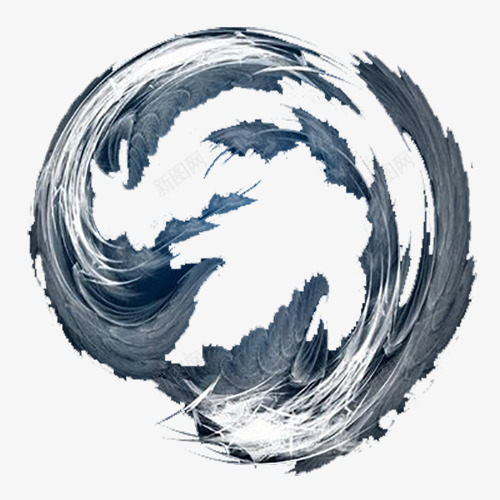 灰色炫酷漩涡psd免抠素材_88icon https://88icon.com 漩涡 灰色 炫酷 简约