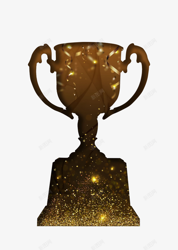 金色闪光奖杯png免抠素材_88icon https://88icon.com 华贵 宏伟 权威的 财富 金色光泽 金色色块 闪亮的