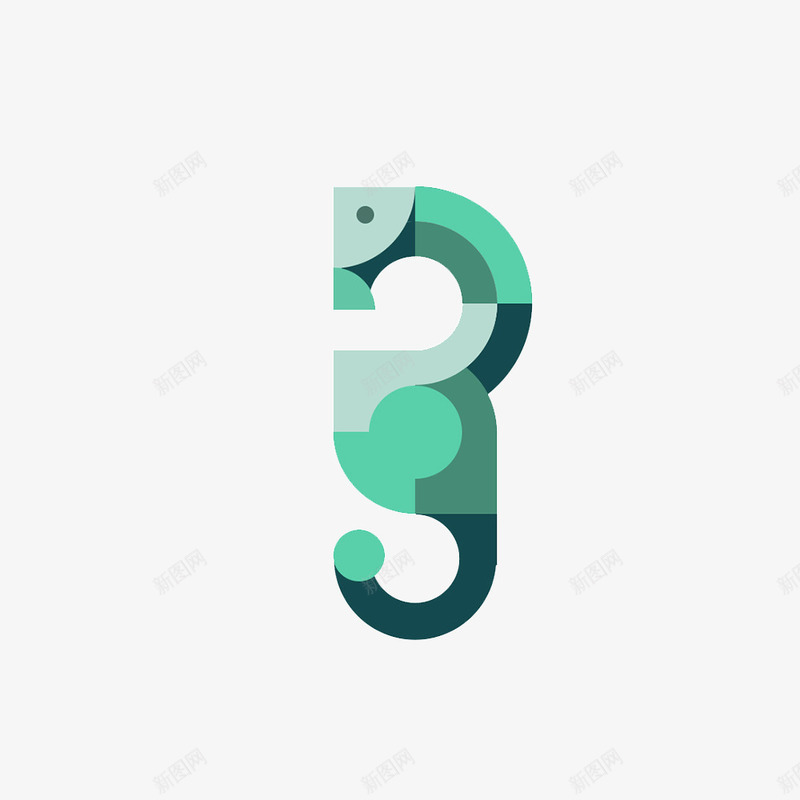 色块青蛇png免抠素材_88icon https://88icon.com 动物 卡通 小蛇 平面 手绘 色块 青色