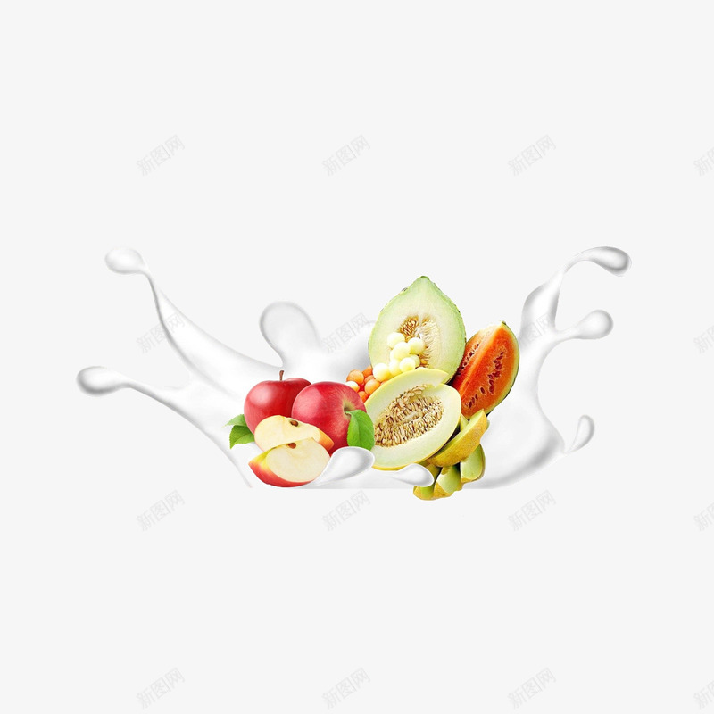 水果png免抠素材_88icon https://88icon.com 果实 水果 牛奶 苹果