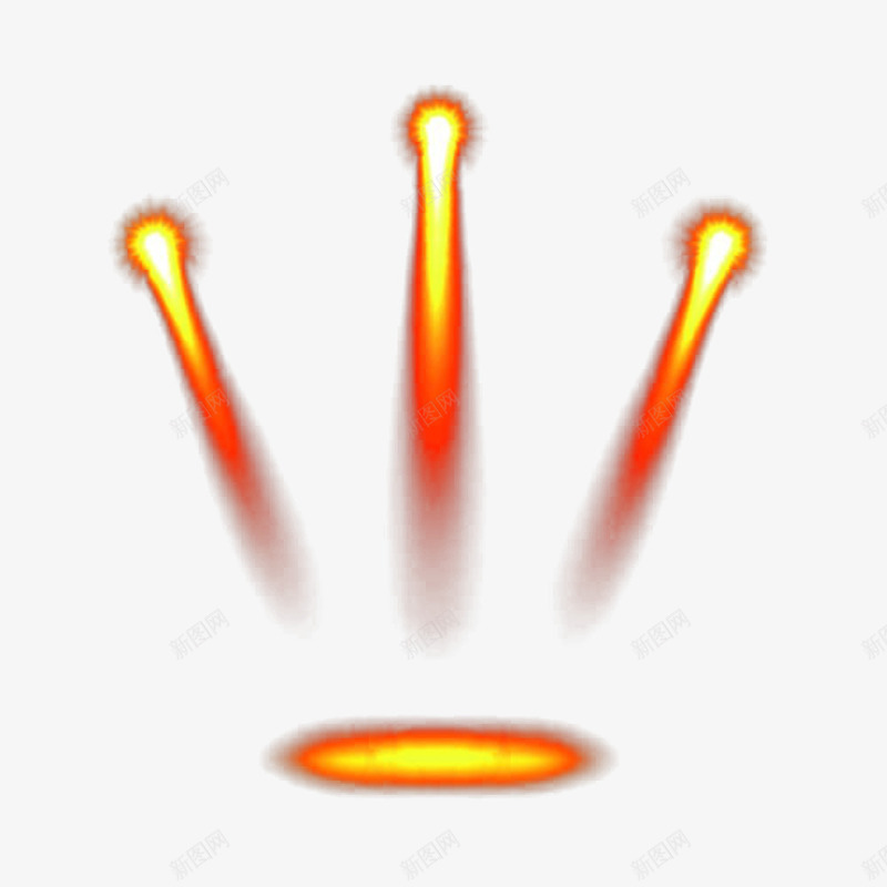 金色舞台霓红灯png免抠素材_88icon https://88icon.com 发光 灯光 灯具 舞台 金色 霓红灯 顶光