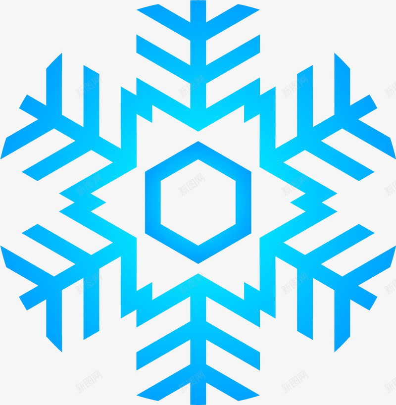 小清新蓝色雪花png免抠素材_88icon https://88icon.com 光晕 唯美雪花 小清新雪花 水彩 简约雪花 蓝色雪花