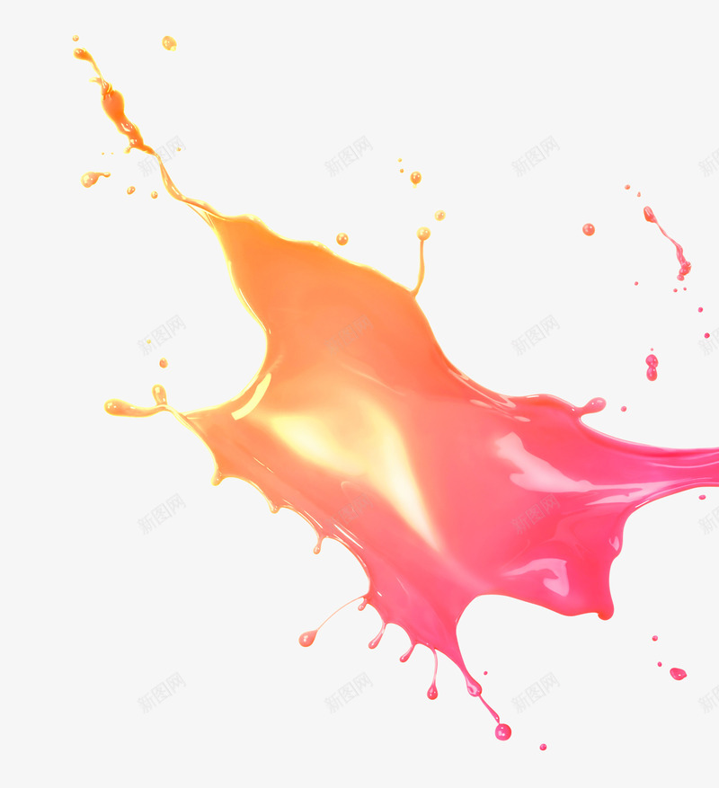 卡通橙色油漆装饰png免抠素材_88icon https://88icon.com 促销装饰 卡通油漆装饰 淘宝店铺装饰 淘宝橙色油漆 清新主题 电商 电铺装饰