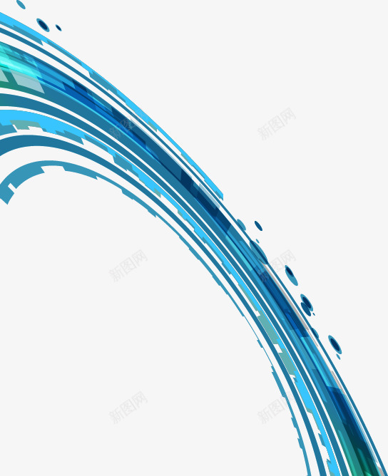 科技数码几何曲线png免抠素材_88icon https://88icon.com 几何 数码 曲线 科技