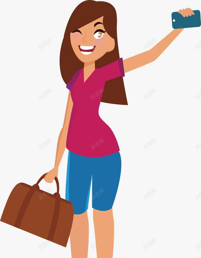 卡通旅行中的人物手拿护照提包的矢量图ai免抠素材_88icon https://88icon.com AI矢量 人物 休闲 出游 卡通旅行中的人物手拿护照提包的女士矢量图免费下载 女性 手拿护照提包的女士 旅游 旅行 男性 矢量图设计 驴友 矢量图