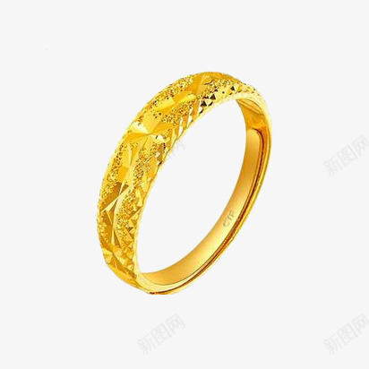 周大福车花足金戒指png免抠素材_88icon https://88icon.com 产品实物 周大福 女款 珠宝 足金 车花 黄金戒指