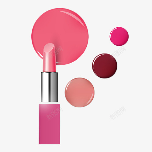口红产品实物png免抠素材_88icon https://88icon.com 产品实物 化妆品 口红 女性 粉色