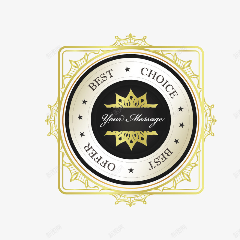 啤酒标签装饰png免抠素材_88icon https://88icon.com 啤酒瓶贴 标签 装饰 质感
