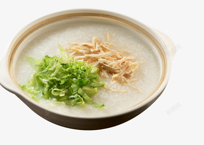 生滚鸡丝粥psd免抠素材_88icon https://88icon.com 砂锅 肉 蔬菜