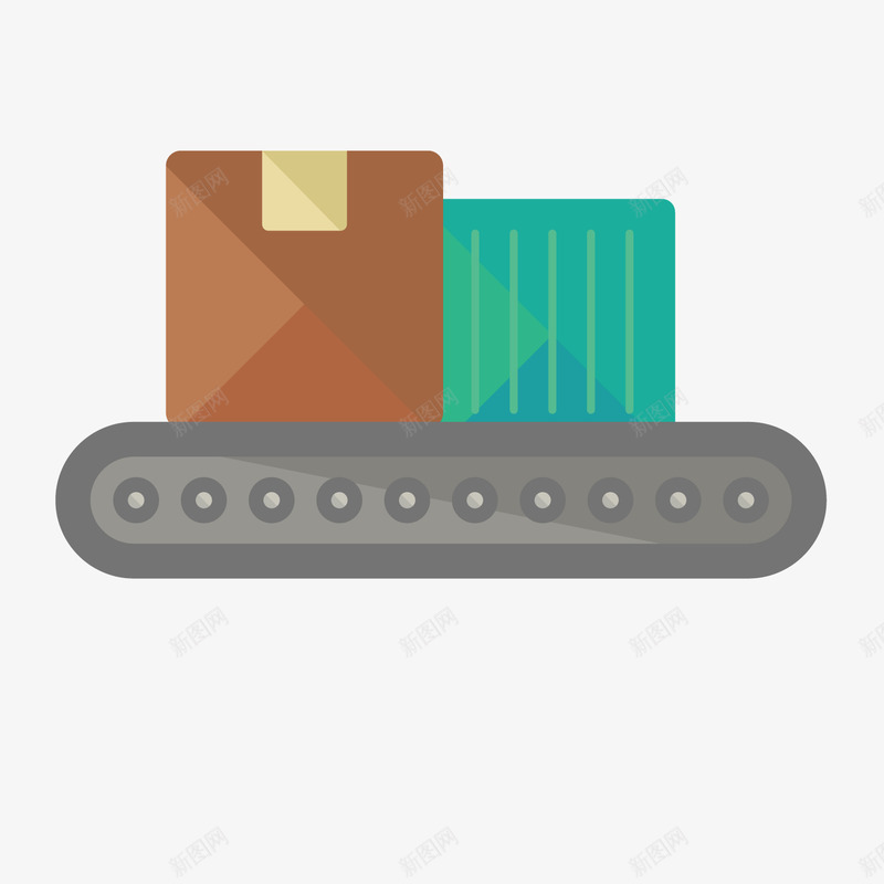 灰色传送带png免抠素材_88icon https://88icon.com 卡通 圆角 机械 灰色 纹理 质感 运输