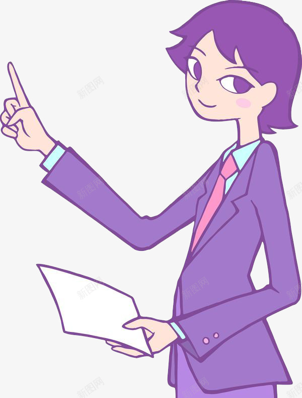 卡通美女教师png免抠素材_88icon https://88icon.com 女性教师 女教师 女生西装 美女 老师